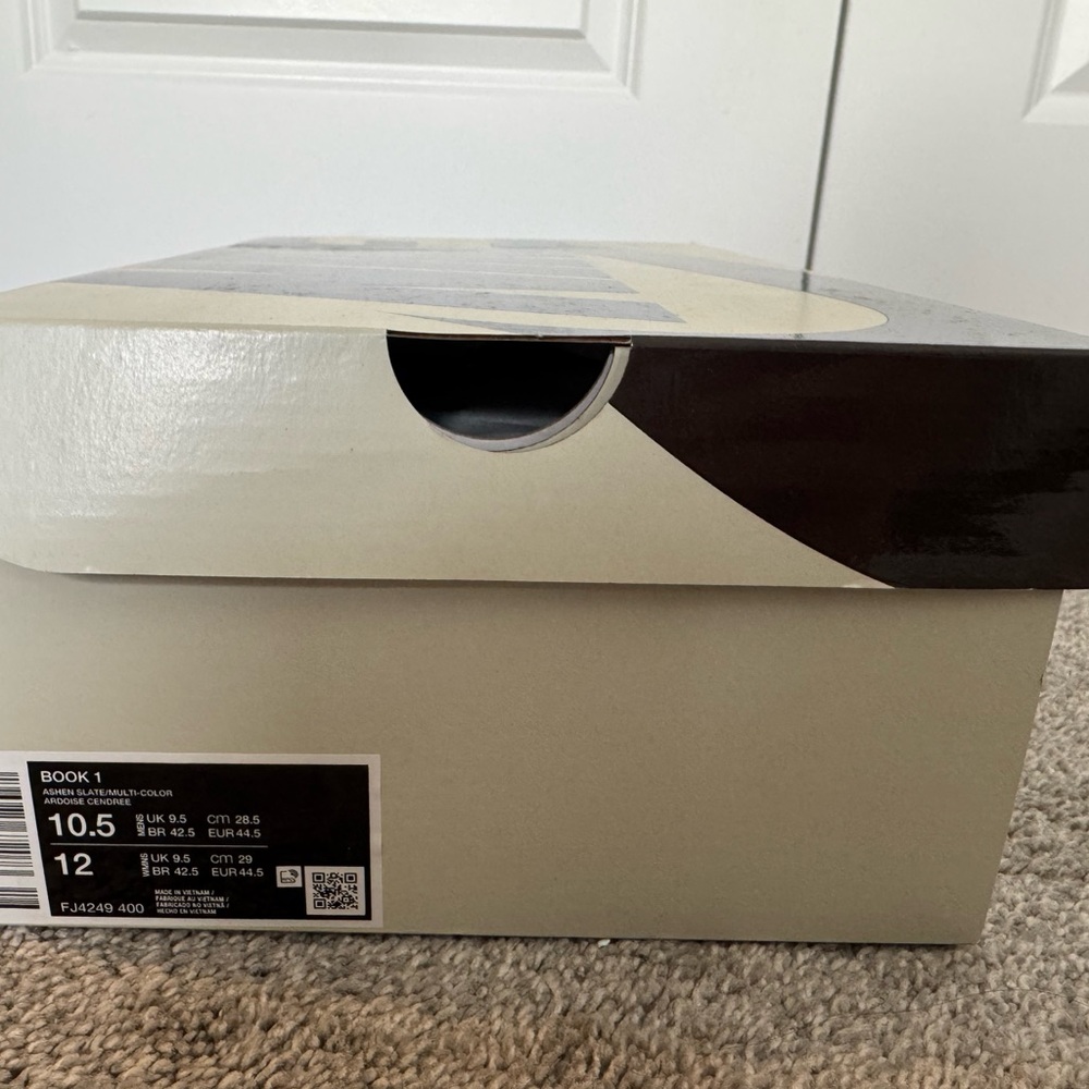 Nike Men’s Devin Booker signature shoe Book 1 Sneakers with Orange Logo - Picture 8 of 8